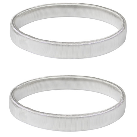 Accessotech 1 paire de manchons en métal à ressorts pour chemise