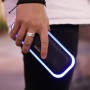 DOSS Enceinte Bluetooth, Haut Parleur Portable sans Fil avec Bass Puissantes, Étanche IPX6, Lumières Multicolores,Autonomie 20H,