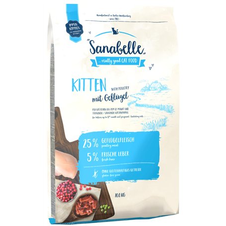 Sanabelle Kitten | Aliments secs pour chats en pleine croissance