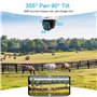 GENBOLT 2K 3G/4G LTE Caméra Solaire Extérieure avec 8W Panneau Solaire 15600mAh Batterie, 3MP Caméra Surveillance sans Fil avec
