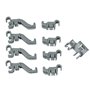 Bosch Siemens 632372 00632372 Kit de fixation original avec pince de fixation pour panier et panier pour lave-vaisselle Balay Bl