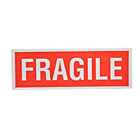 Apli 119209-1000 Etiquettes autocollantes "Fragile" - Dimensions: 50x144 mm - Couleur: rouge et blanc - Etiquetage pour cartons  Apli 119209-1000 Etiquettes autocollantes "Fragile" - Dimensions: 50x144 mm - Couleur: rouge et blanc - Etiquetage pour cartons