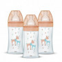 Lot de 3 Biberons DODIE Anti-Colique Sensation+ - Verre - 270ml - 0-6 Mois - Tét 45,99 €