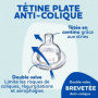 Lot de 3 Biberons DODIE Anti-Colique Sensation+ - Verre - 270ml - 0-6 Mois - Tét 45,99 €