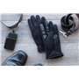 isotoner Gants en microfibre pour homme avec technologie déperlante pour écran tactile - noir - Large