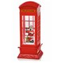 Premier Toupie à eau de Noël Cabine téléphonique rouge de 27 cm avec Père Noël (LB184666)