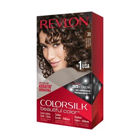 Revlon Colorsilk Beautiful Color Coloration Permanente Des Cheveux Avec Technologie Au Gel 3D Et Kératine