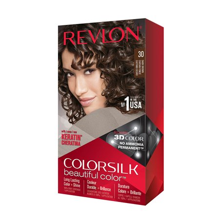 Revlon Colorsilk Beautiful Color Coloration Permanente Des Cheveux Avec Technologie Au Gel 3D Et Kératine