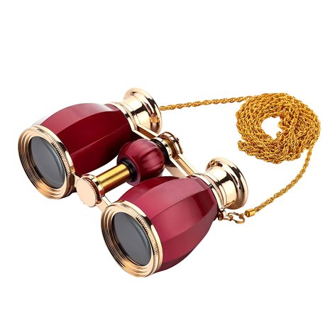 ESSLNB Jumelles Theatre 4X30 Jumelles de Theatre avec Chaîne et Sac Verre Optique Jumelles Concert pour Spectacle Théâtre Concer