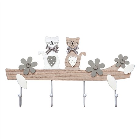 SPOTTED DOG GIFT COMPANY Porte Manteau Mural en Bois