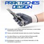 10x cutter professionnel en aluminium - ultra retractable résistant - anti-corrosion-cutter retractable lame de 18 mm avec 100 c