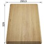 BLANCO Faron 237118 Planche à découper en bois frêne