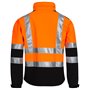 NITRAS Motion TEX VIZ Veste Softshell Haute visibilité | Veste de Travail avec Bordure réfléchissante 3M | Coupe-Vent S