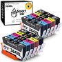 Smart Ink Cartouche d’Encre Compatible pour HP 364 XL 364XL High Yield 10 Pack (2 Noir & 2PBK Cyan Magenta Jaune) pour HP Photos