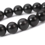 Naturel Noir Obsidienne Bracelet 10 MM Tibétain Mala Perle Cristal Pierres Précieuses Bracelet pour Hommes Femme