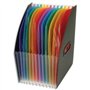 Viquel - Trieur extensible de bureau A4 RAINBOW CLASS - Organisateur de document CORNER BOX - 12 compartiments - 2 poignées de t