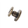 20pcs Rivets Tubulaires Tête Plate en Laiton Vis Ecrous Clous Rivets Capuchon Accessoires cuir artisanat rivets(5mm)