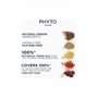 Phyto - Kit Coloration Permanente - 6 Blond Foncé - Pigments Végétaux - Sans Ammoniaque - Experts Coloristes - Tenue Longue Duré