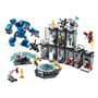 LEGO Marvel Avengers Iron Man Hall of Armor 76125 Kit de Construction Tony Stark Iron Man Costume Figurines (524 pièces)