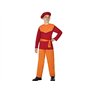 Atosa déguisement paysan médiéval enfant garçon rouge 10 a 12 años