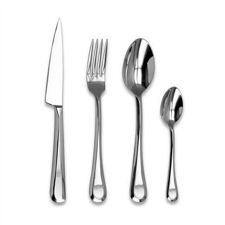 Laguiole Évolution® - Ménagère 16 pièces Cabourg - Set de couverts de table en acier inoxydable pour 4 personnes - Finition poli