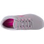 Skechers Femme SUMMITS Sneaker, Gray Mesh Hot Pink Trim, 39