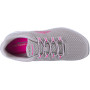 Skechers Femme Summits Lite Shoes, Gray Mesh Hot Pink Trim, 37 EU