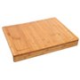 PEGANE Planche à découper avec Rebord en Bambou Coloris Naturel - Dim : L. 45 x l. 34