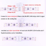 BoHong 5pcs Connecteur sans soudure à Bande LED RGBW de 10mm de Large + 5pcs Connecteur d'angle Ruban LED RGBW de 10 mm de Large