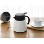 Luvan 800ML Carafe Thermique en Acier Inoxydable, Rétention Chaude Froide 12H (Blanc)