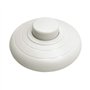 FUJIE 1 Pcs Interrupteur à pied rond Blanc Interrupteur à commande au pied pour Lampadaire Et Lampe De Table