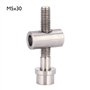 Vis de Tige de Selle de Bicyclette M5x30 / 35 / 40mm Titane Alliage Tige de Selle de vélo Boulon Fixe vis à tête Ronde(M5x30-tit