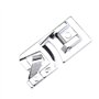 3pcs Pieds à Ourlet Roulé Dur pour Machine à Coudre Brother Janome Singer Bernet 3 4 6 mm
