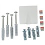 Kit d'installation complet pour radiateur électrique - Vis et chevilles pour paroi pleine et creuse