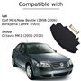 Twowinds - Bouton du Couvercle de l'Accoudoir Central Compatible avec VW Golf 4 (1997-2006), Polo 5 (2009-2018), Jetta (1999-200