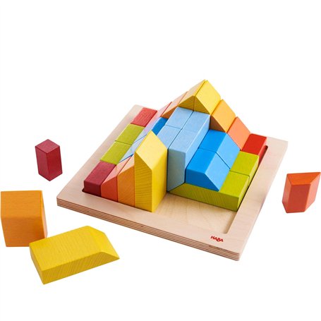 HABA - Jouet en Bois PEFC - Jeu d’Assemblage 3D Creative Stones - 2 Ans et Plus - Réf 304854