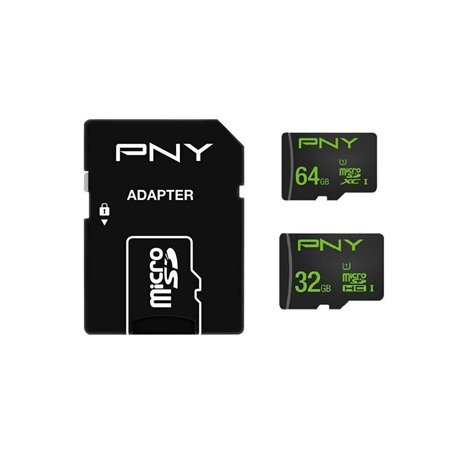 PNY Twin Pack Micro SD 1 x 32 1 x 64