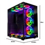 Talius Chronos - Boîtier PC Gamer en Verre trempé