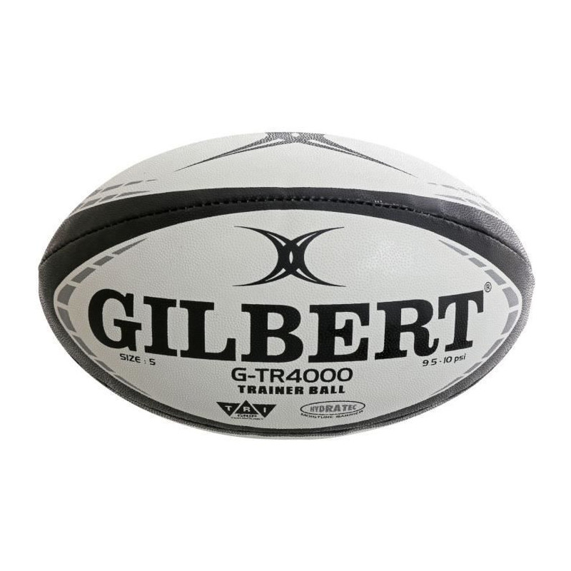 Ballon de Rugby Gilbert G-TR4000 TRAINER Multicouleur 3 Noir