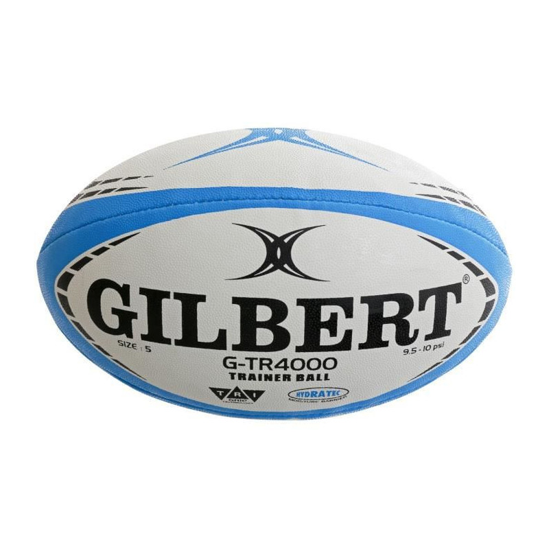 Ballon de Rugby Gilbert Bleu/Blanc 4 Bleu