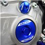 SCAR Kit bouchons moteur couvercle allumage Compatible avec YAMAHA YZ-F YZF 250 450 YZ450F MX 10-23 - Bleu