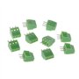 JOYKK 10 Pieces Vis 3Pin Vis PCB Montage Borniers Connecteur Pas 2.54mm - Vert