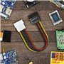 Benfei Câble d'alimentation Molex vers SATA 4 broches (SATA vers Molex) 25 cm