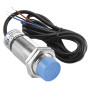 Heschen Commutateur de capteur de proximité capacitif LJC24A3-T-Z/BX détecteur 15 mm 12-24 V CC 300 mA NPN normalement ouvert (N