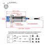 Heschen Commutateur de capteur de proximité capacitif LJC24A3-T-Z/BX détecteur 15 mm 12-24 V CC 300 mA NPN normalement ouvert (N