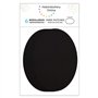 6 Patchs genouillères Noir enfant en fer thermo-adhésif. Coudières pour protéger vos vêtements et réparer les pantalons
