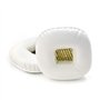 Coussinets de rechange compatibles avec les écouteurs Bluetooth sans fil Marshall Major blanc