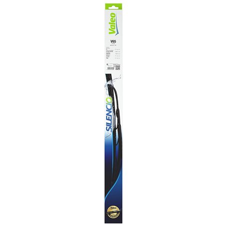 VALEO Silencio Balai d'Essuie-glace - V65 - Balai d'Essuie-glace Conventionnel 650 mm Durable et Résistant Toutes Saisons - Avan