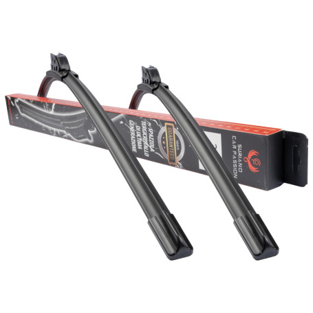 Paire de Balais d'Essuie-Glace Compatibles avec RENAULT CLIO III Troisième Série - CLIO GRANDTOUR à partir de 06/2005