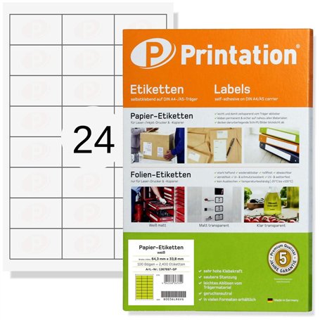 Printation Étiquettes Autocollantes 64